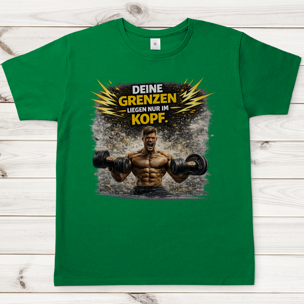Herren T-Shirt Dein Körper kann mehr erreichen
