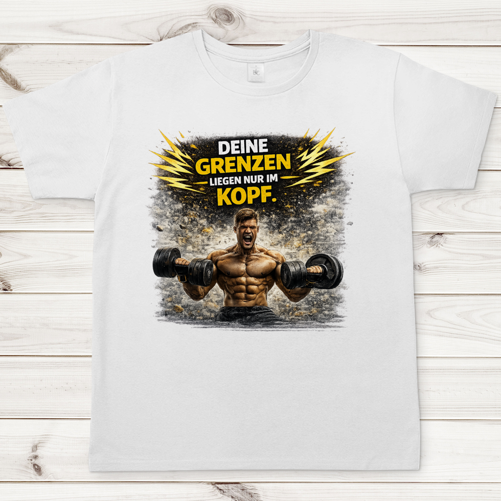 Herren T-Shirt Dein Körper kann mehr erreichen