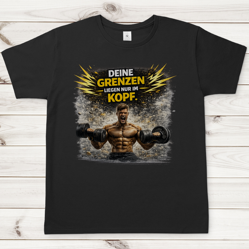 Herren T-Shirt Dein Körper kann mehr erreichen