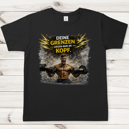 Herren T-Shirt Dein Körper kann mehr erreichen