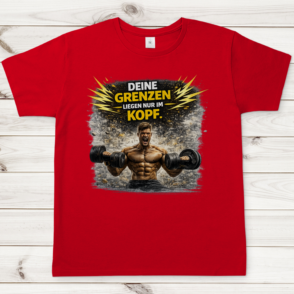 Herren T-Shirt Dein Körper kann mehr erreichen