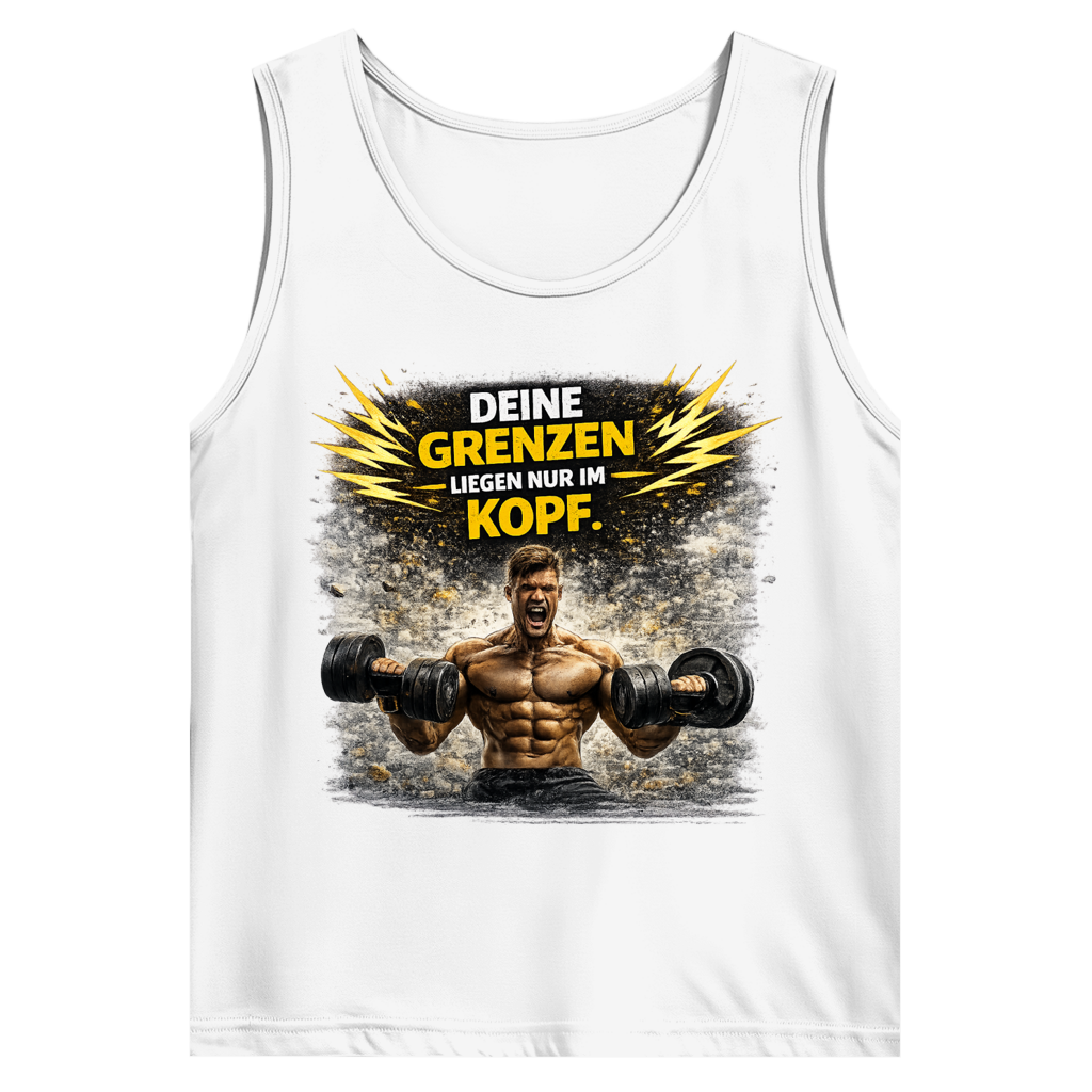 Herren Basic Tank Top Dein Körper kann mehr erreichen