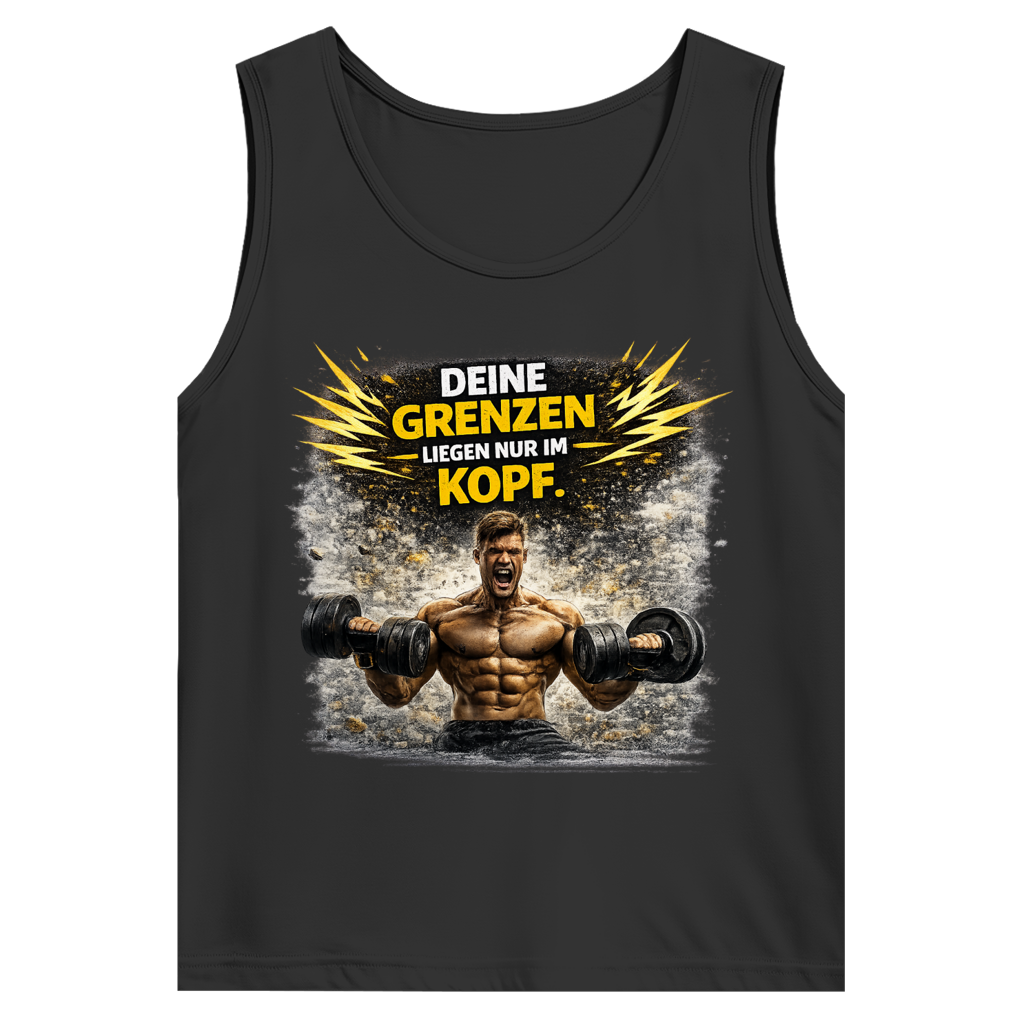 Herren Basic Tank Top Dein Körper kann mehr erreichen