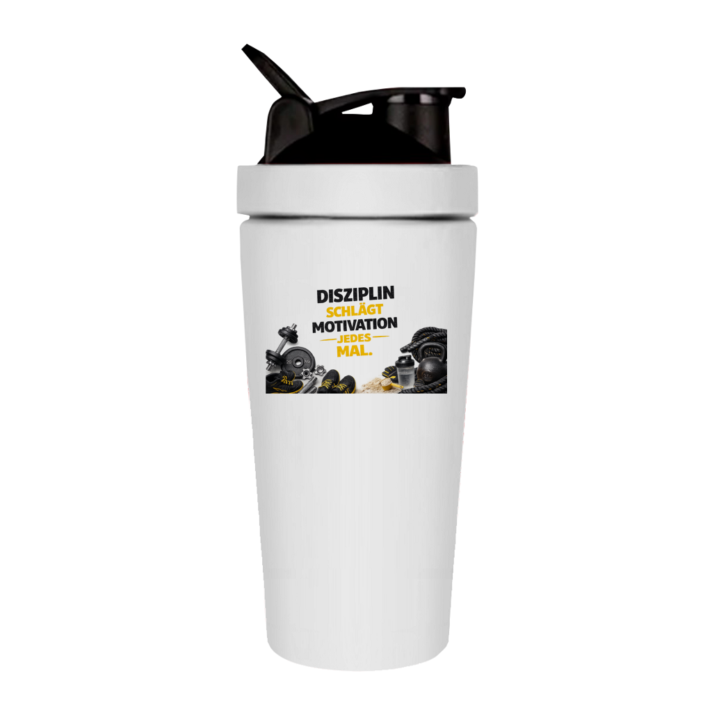 Fitness Shaker Disziplin über Motivation im Fitnessstudio