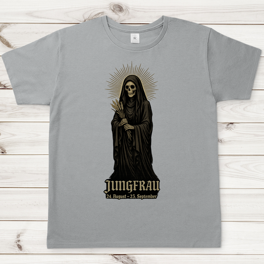 Herren T-Shirt Der Tod als Jungfrau