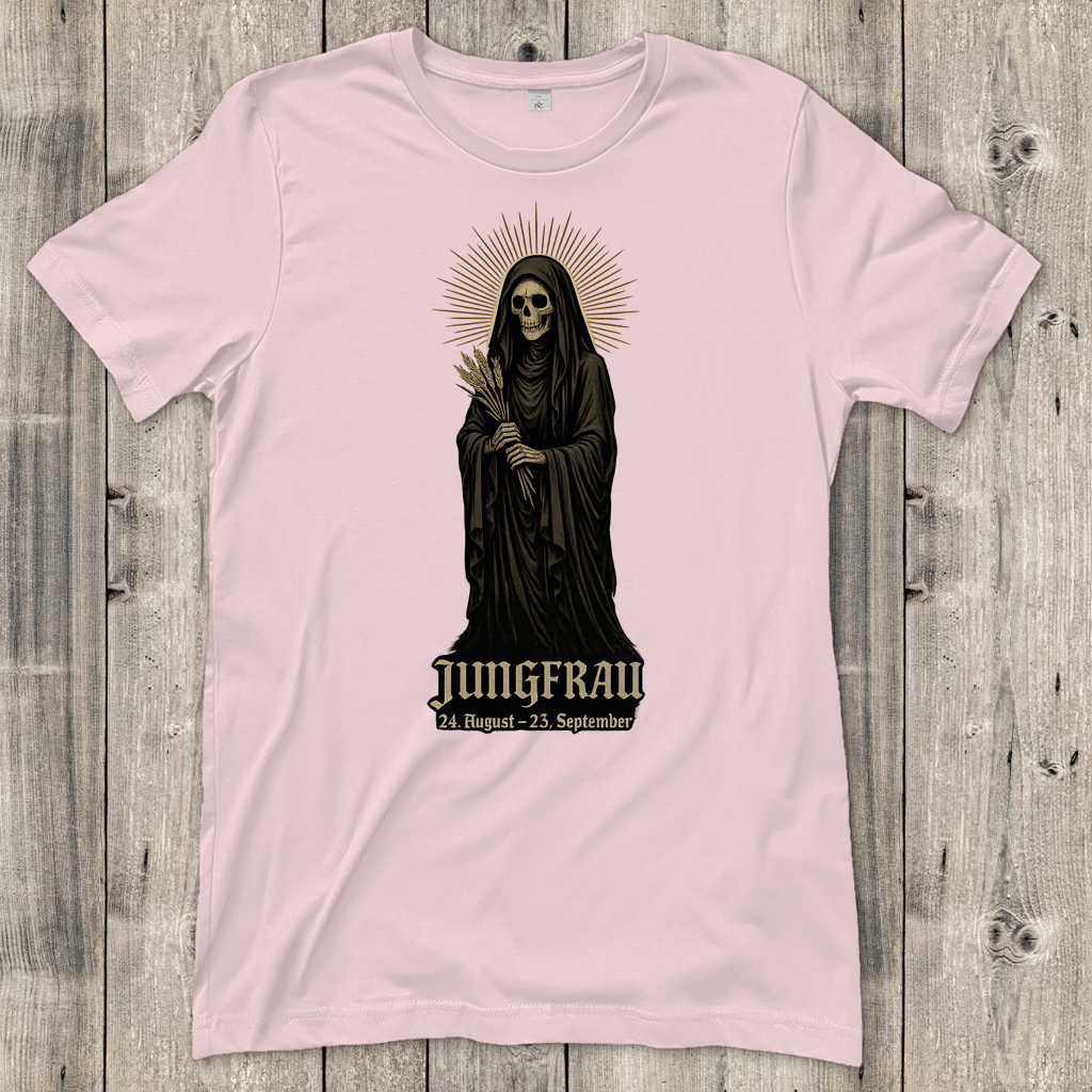 Damen T-Shirt Der Tod als Jungfrau