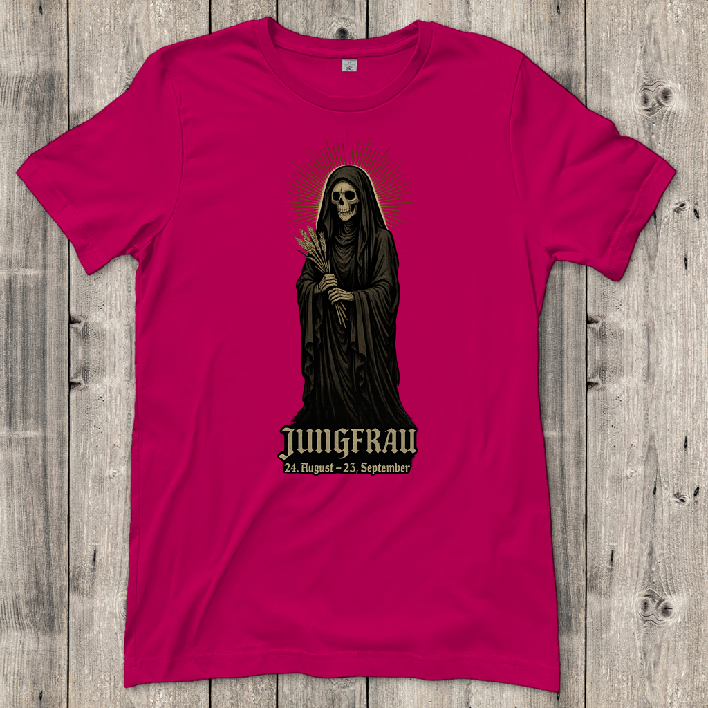 Damen T-Shirt Der Tod als Jungfrau
