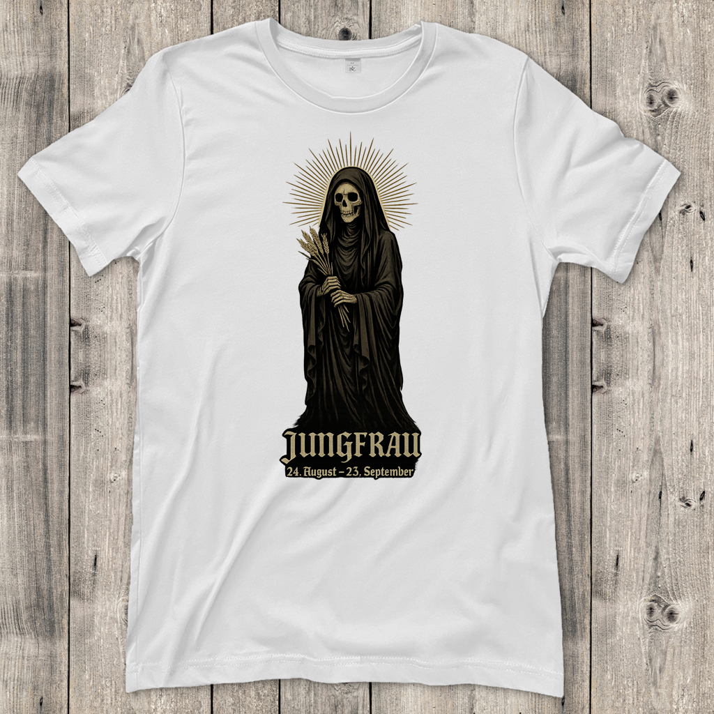 Damen T-Shirt Der Tod als Jungfrau