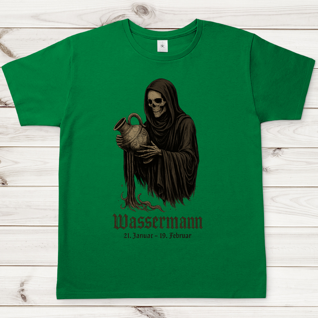 Herren T-Shirt Wassermann des dunklen Wassers