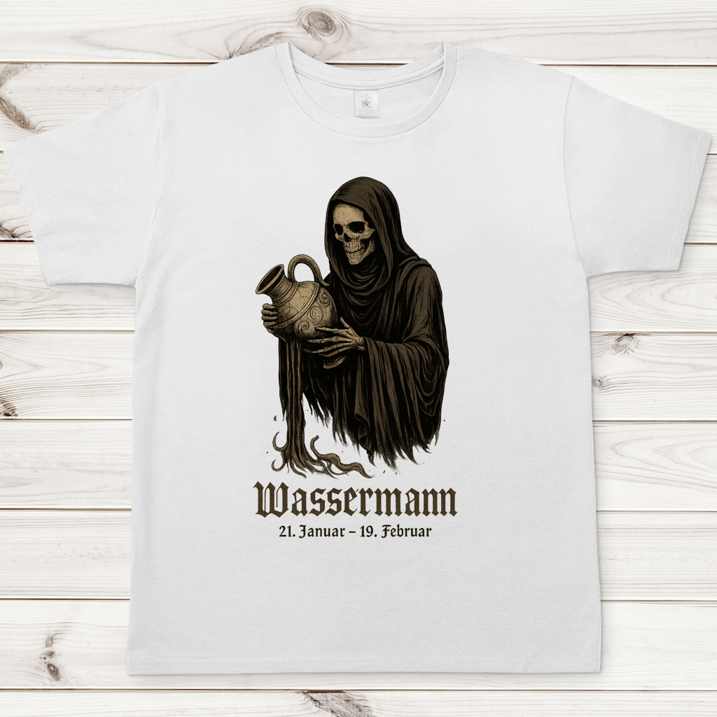 Herren T-Shirt Wassermann des dunklen Wassers