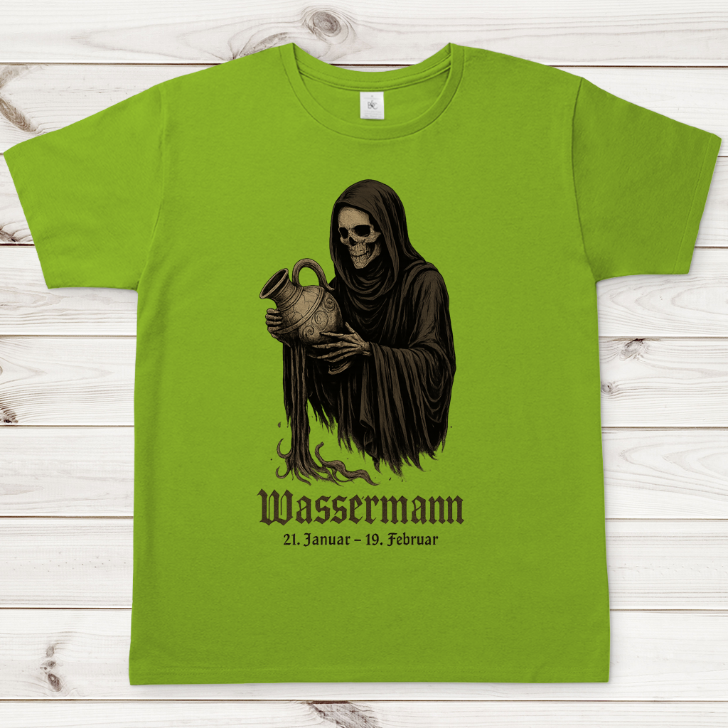 Herren T-Shirt Wassermann des dunklen Wassers