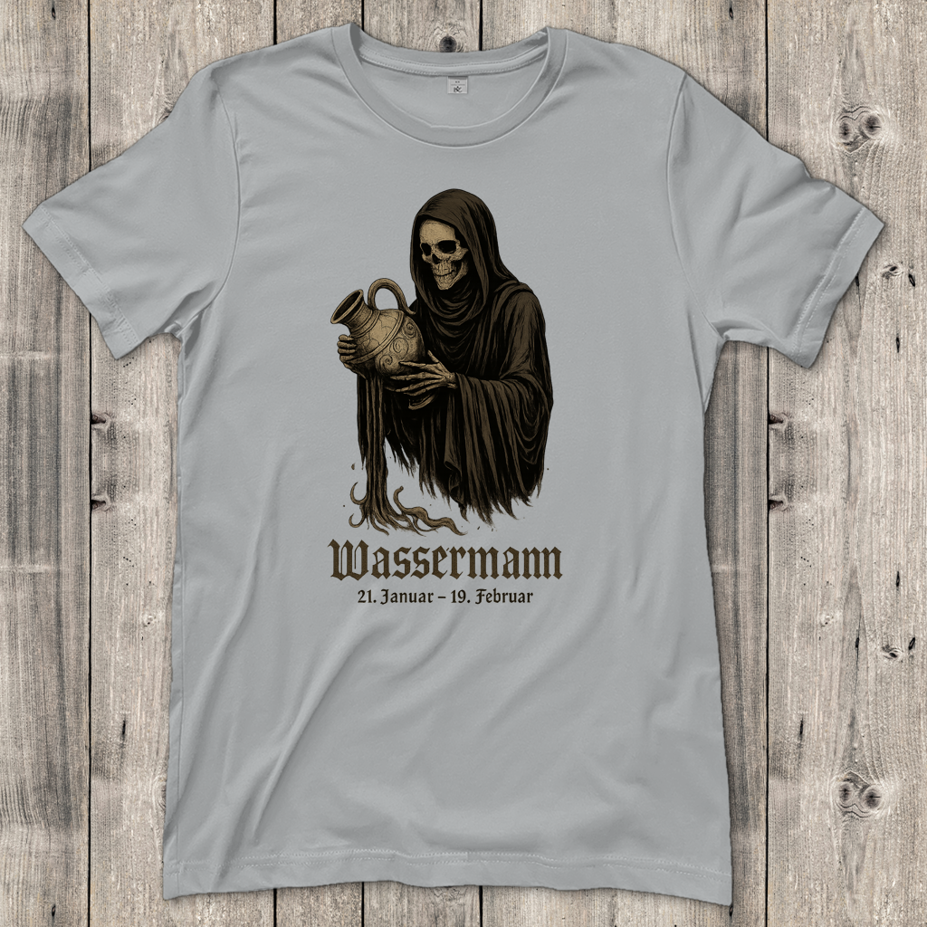 Damen T-Shirt Wassermann des dunklen Wassers