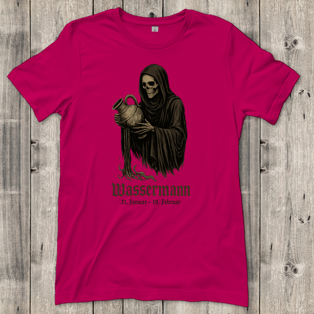 Damen T-Shirt Wassermann des dunklen Wassers