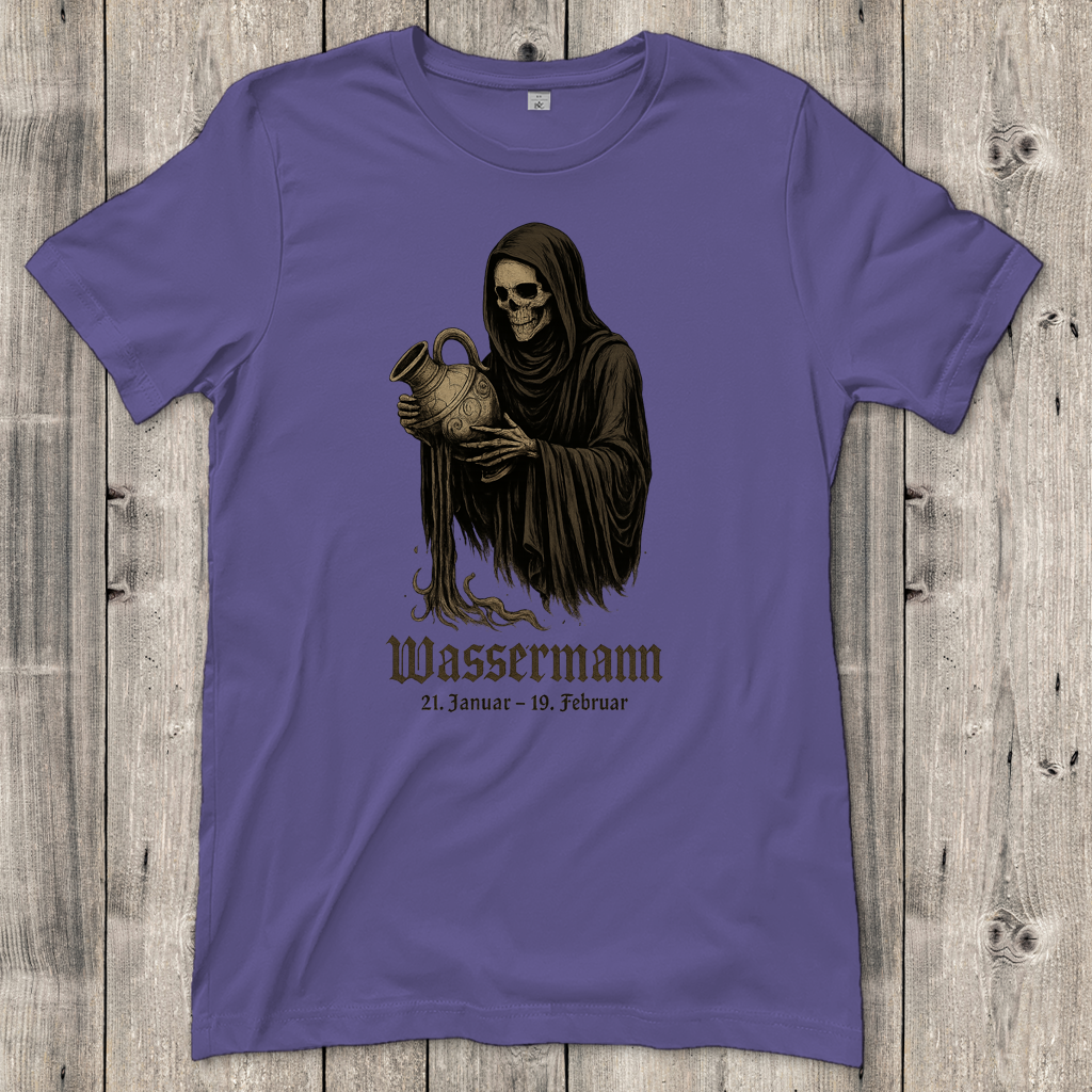 Damen T-Shirt Wassermann des dunklen Wassers