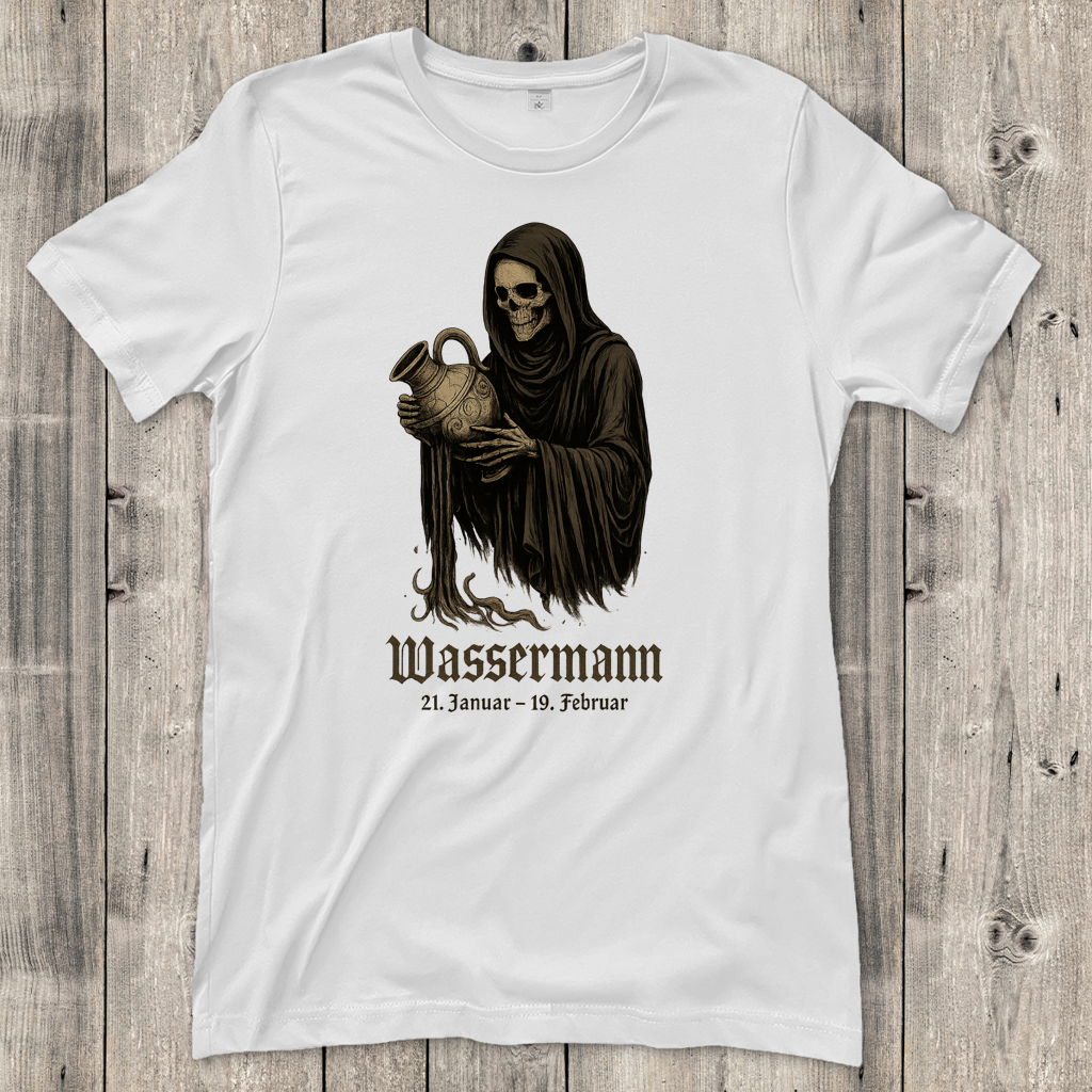 Damen T-Shirt Wassermann des dunklen Wassers