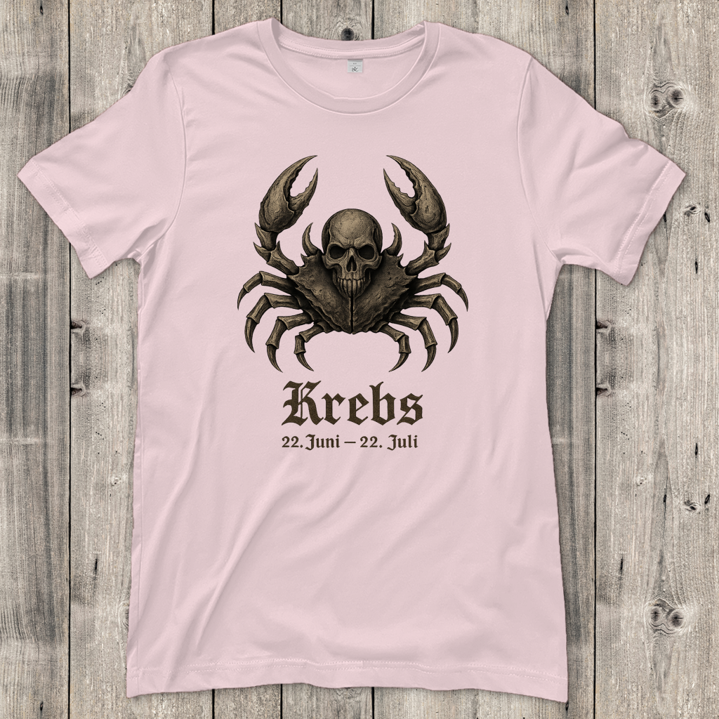 Damen T-Shirt Krebs das macabre Tierkreiszeichen