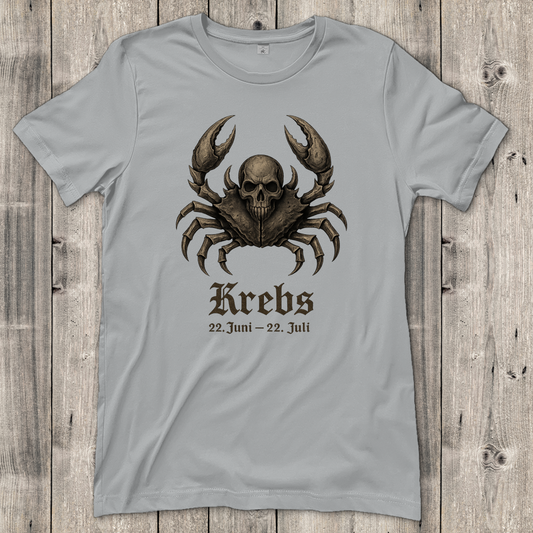 Damen T-Shirt Krebs das macabre Tierkreiszeichen