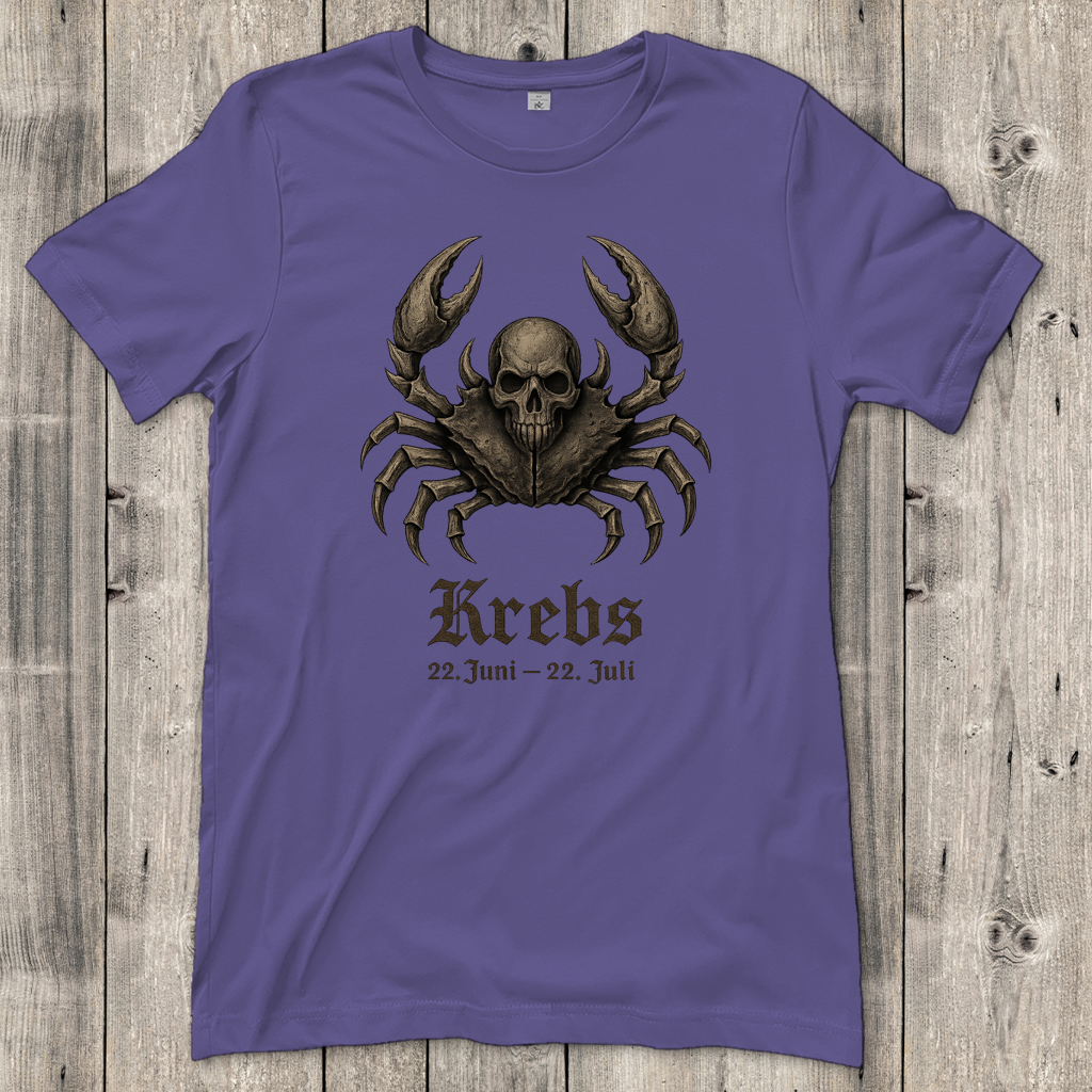 Damen T-Shirt Krebs das macabre Tierkreiszeichen