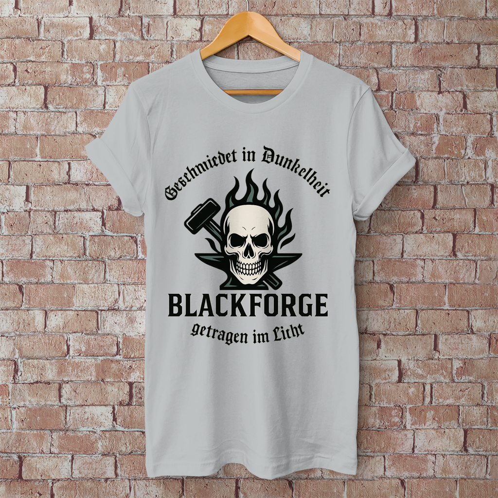 Herren T-Shirt Logo Slogan Kreis Alt transparent
