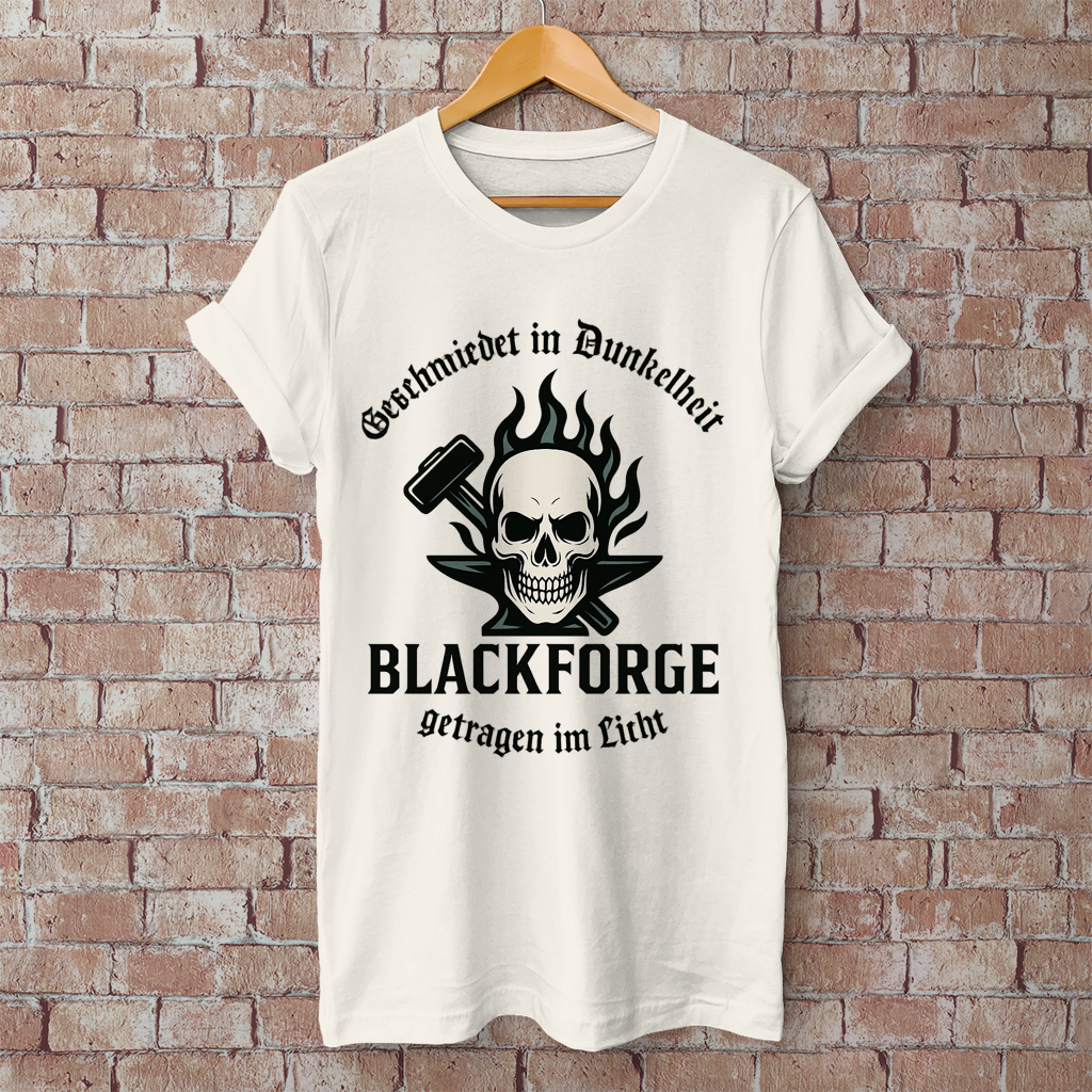 Herren T-Shirt Logo Slogan Kreis Alt transparent