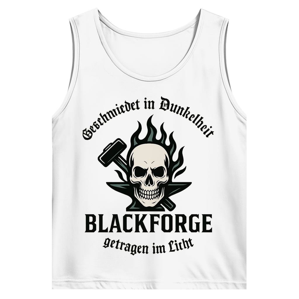 Herren Basic Tank Top Logo Slogan Kreis Alt transparent