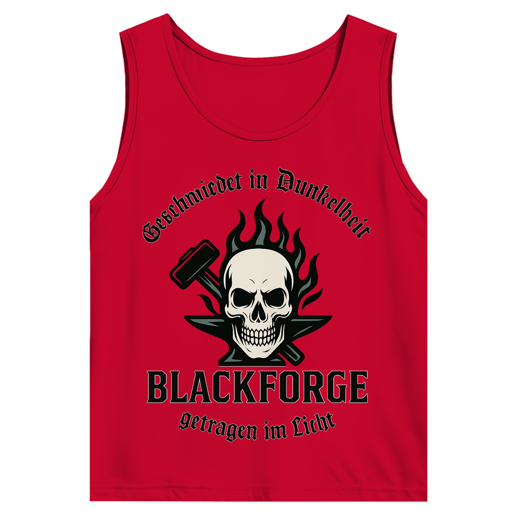 Herren Basic Tank Top Logo Slogan Kreis Alt transparent