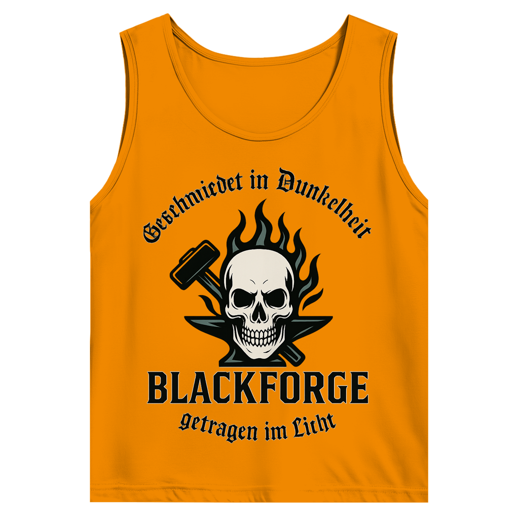 Herren Basic Tank Top Logo Slogan Kreis Alt transparent