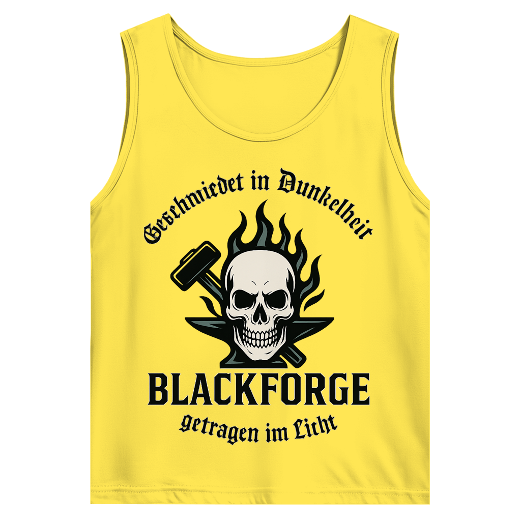 Herren Basic Tank Top Logo Slogan Kreis Alt transparent