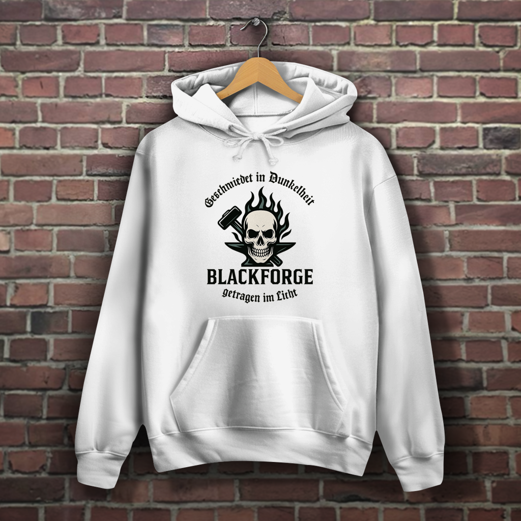 Damen Hoodie Logo Slogan Kreis Alt transparent