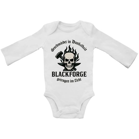 Baby Bio Bodysuite Langarm Logo Slogan Kreis Alt transparent
