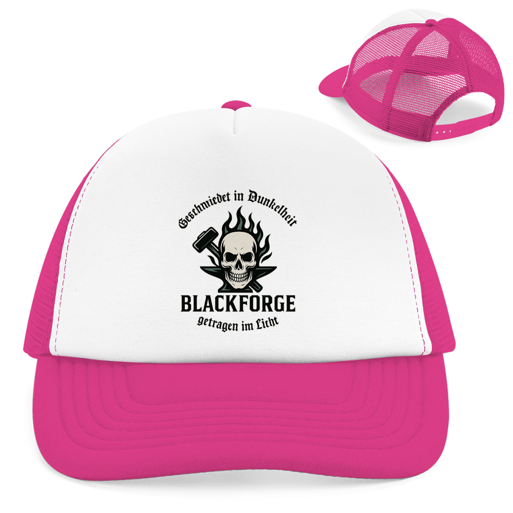 Retro Trucker Cap Logo Slogan Kreis Alt transparent