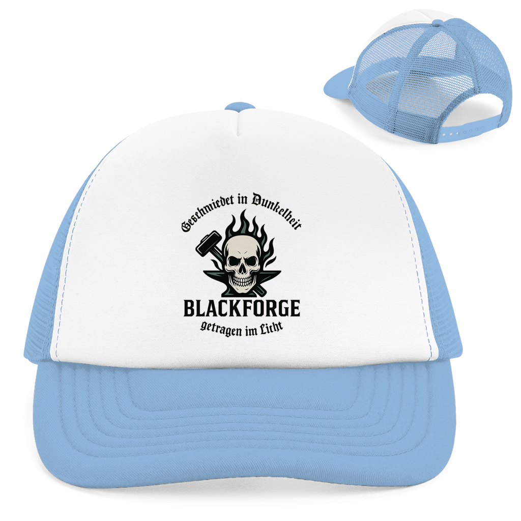 Retro Trucker Cap Logo Slogan Kreis Alt transparent