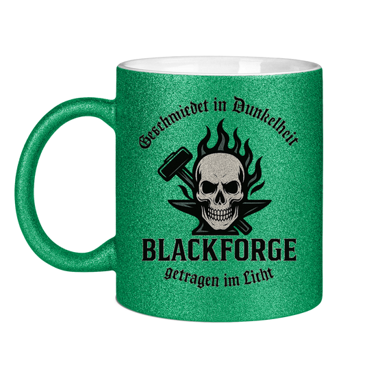 Glitzertasse Logo Slogan Kreis Alt transparent