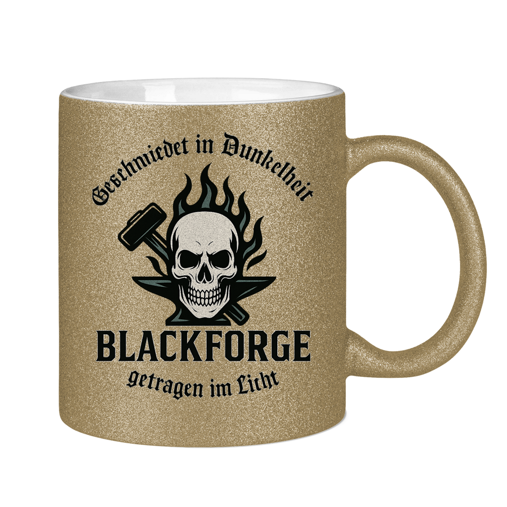 Glitzertasse Logo Slogan Kreis Alt transparent
