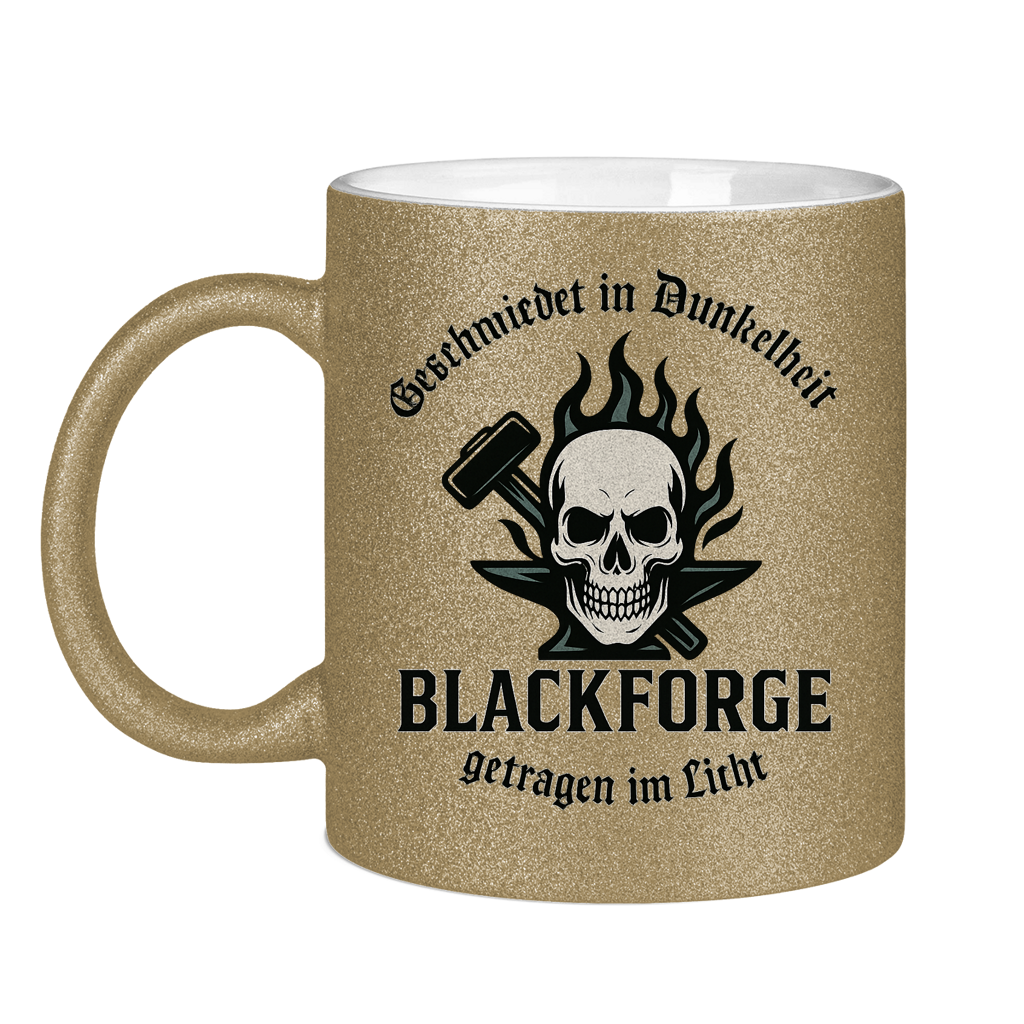 Glitzertasse Logo Slogan Kreis Alt transparent