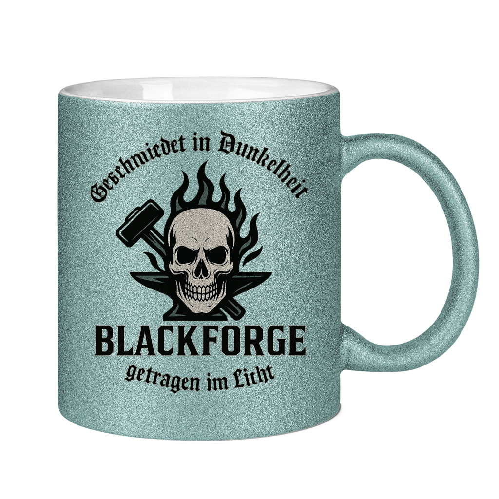 Glitzertasse Logo Slogan Kreis Alt transparent