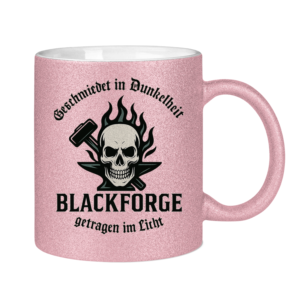 Glitzertasse Logo Slogan Kreis Alt transparent