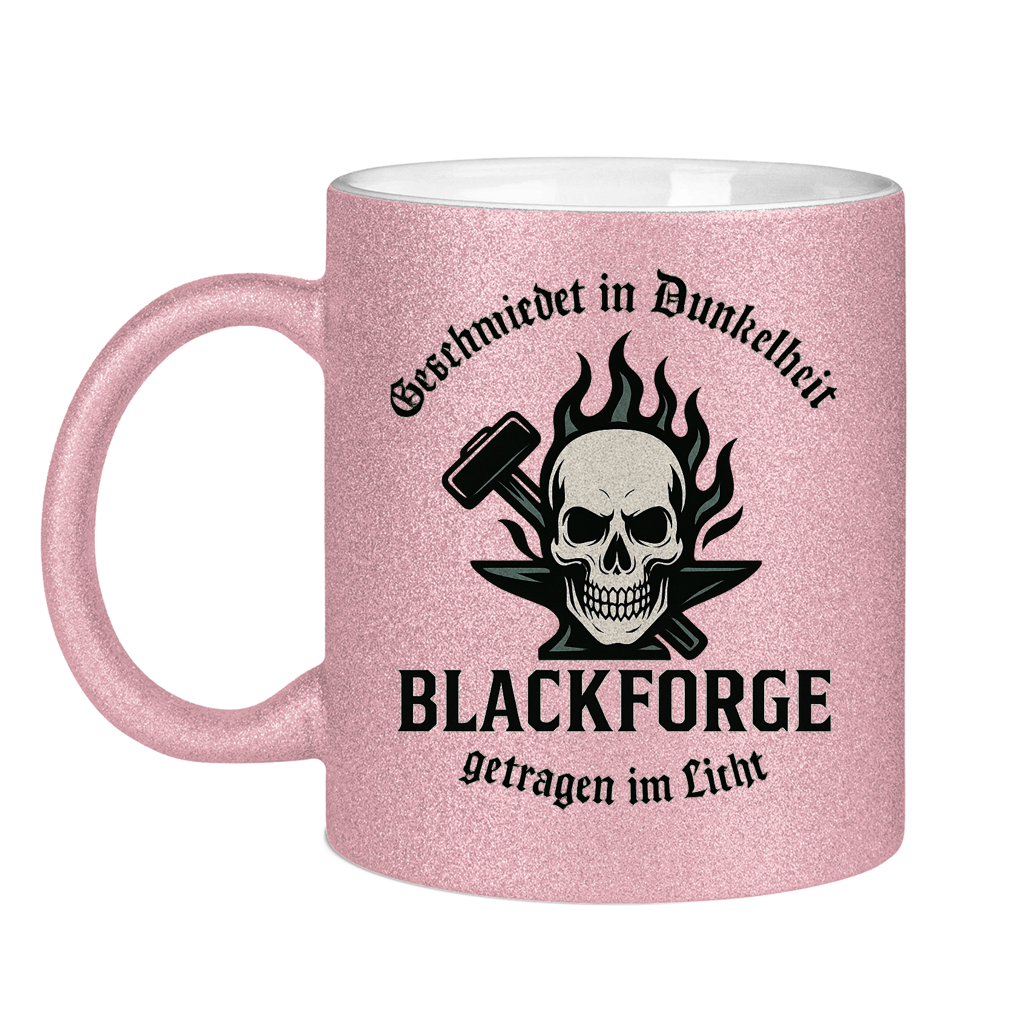Glitzertasse Logo Slogan Kreis Alt transparent