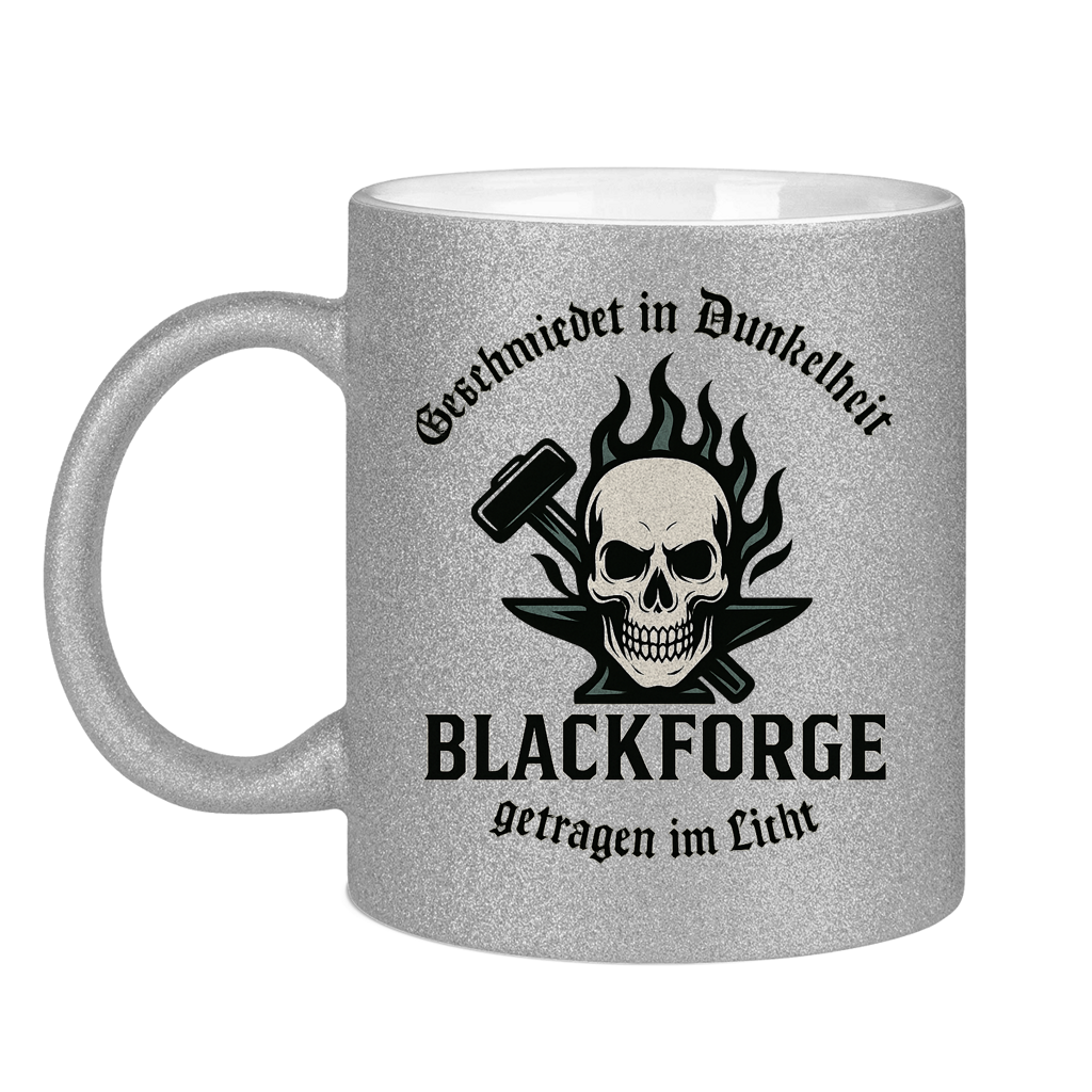 Glitzertasse Logo Slogan Kreis Alt transparent
