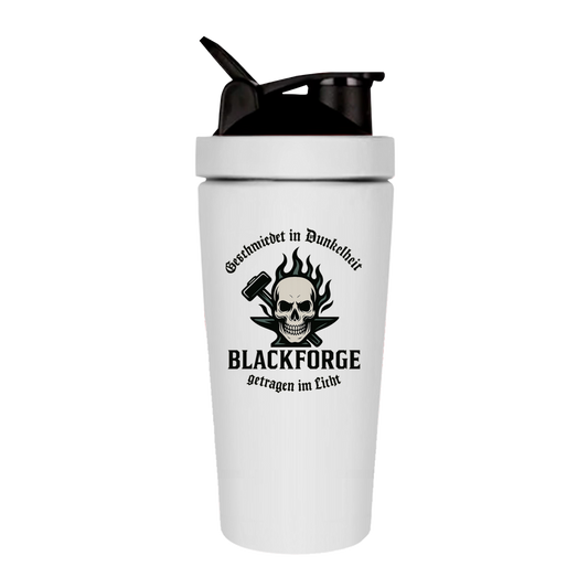 Fitness Shaker Logo Slogan Kreis Alt transparent