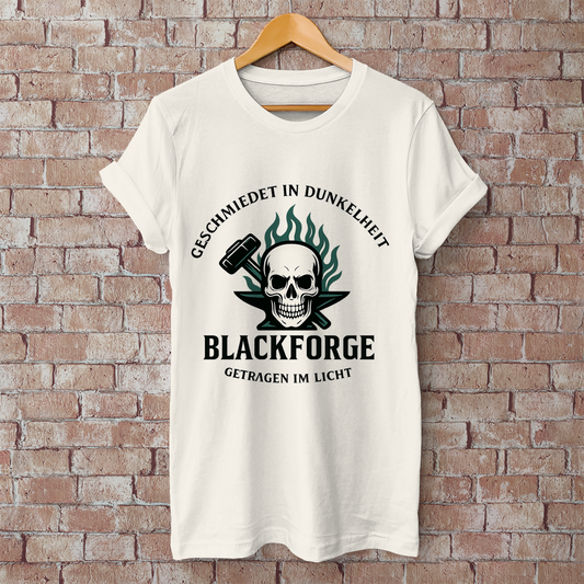 Herren T-Shirt Logo Slogan transparent