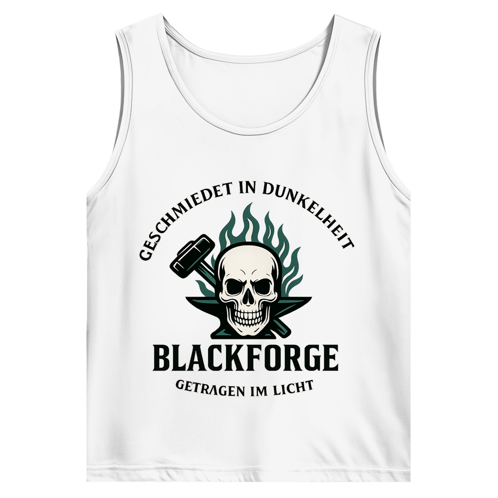 Herren Basic Tank Top Logo Slogan transparent