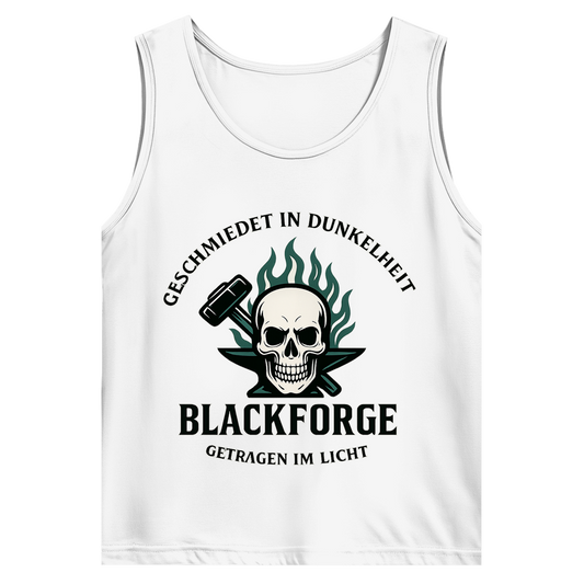 Herren Basic Tank Top Logo Slogan transparent