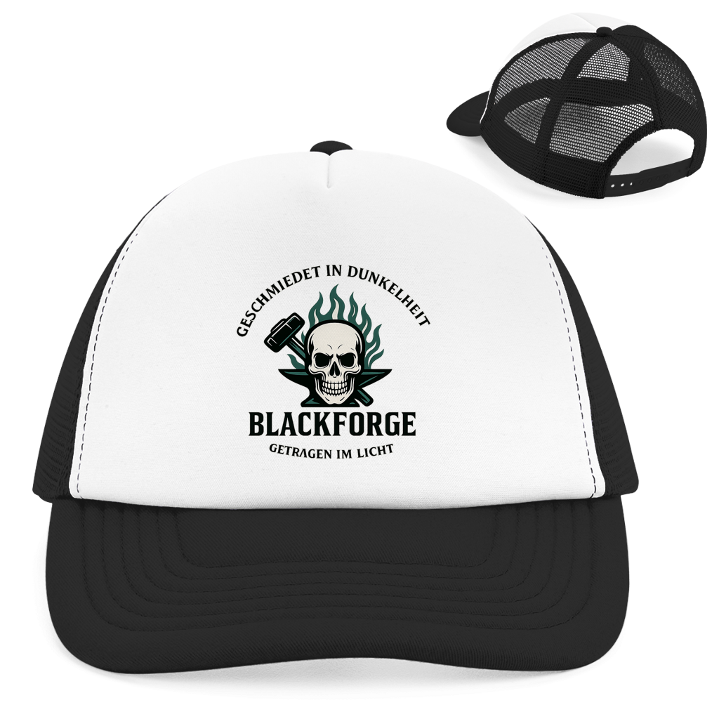 Retro Trucker Cap Logo Slogan transparent