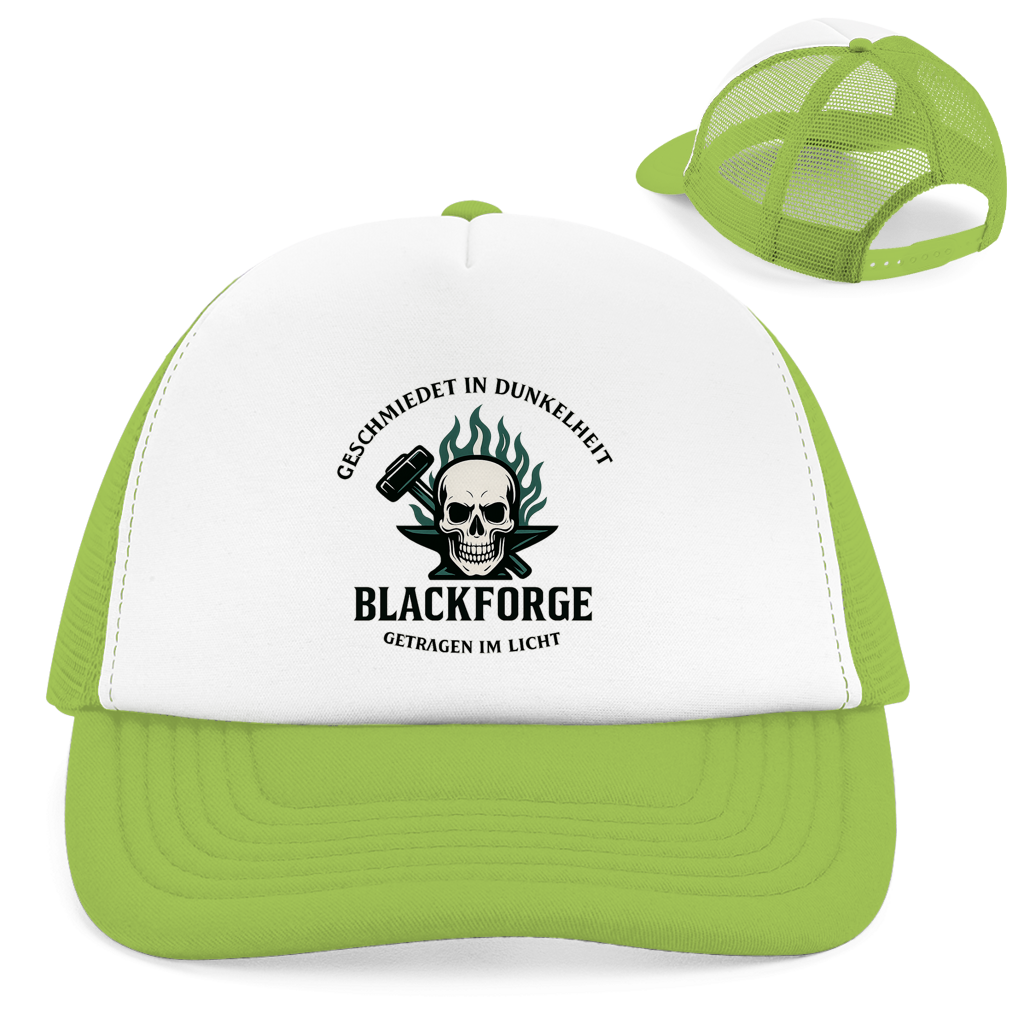 Retro Trucker Cap Logo Slogan transparent