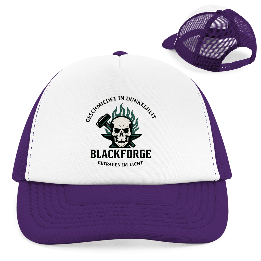 Retro Trucker Cap Logo Slogan transparent