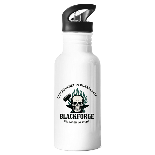 Edelstahl-Trinkflasche Logo Slogan transparent