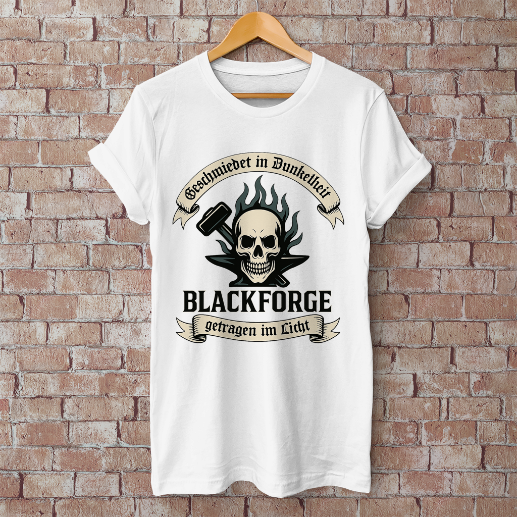 Herren T-Shirt Logo Slogan Banner transparent