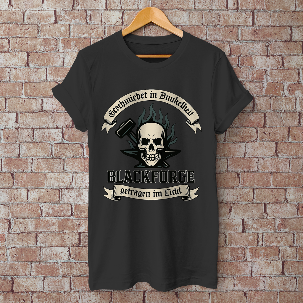 Herren T-Shirt Logo Slogan Banner transparent
