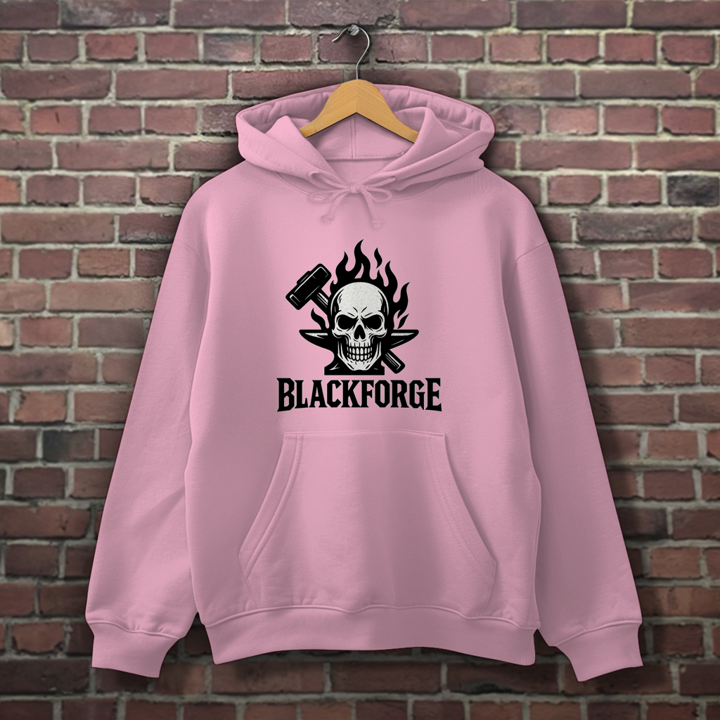 Herren Hoodie Logo schwarz transparent